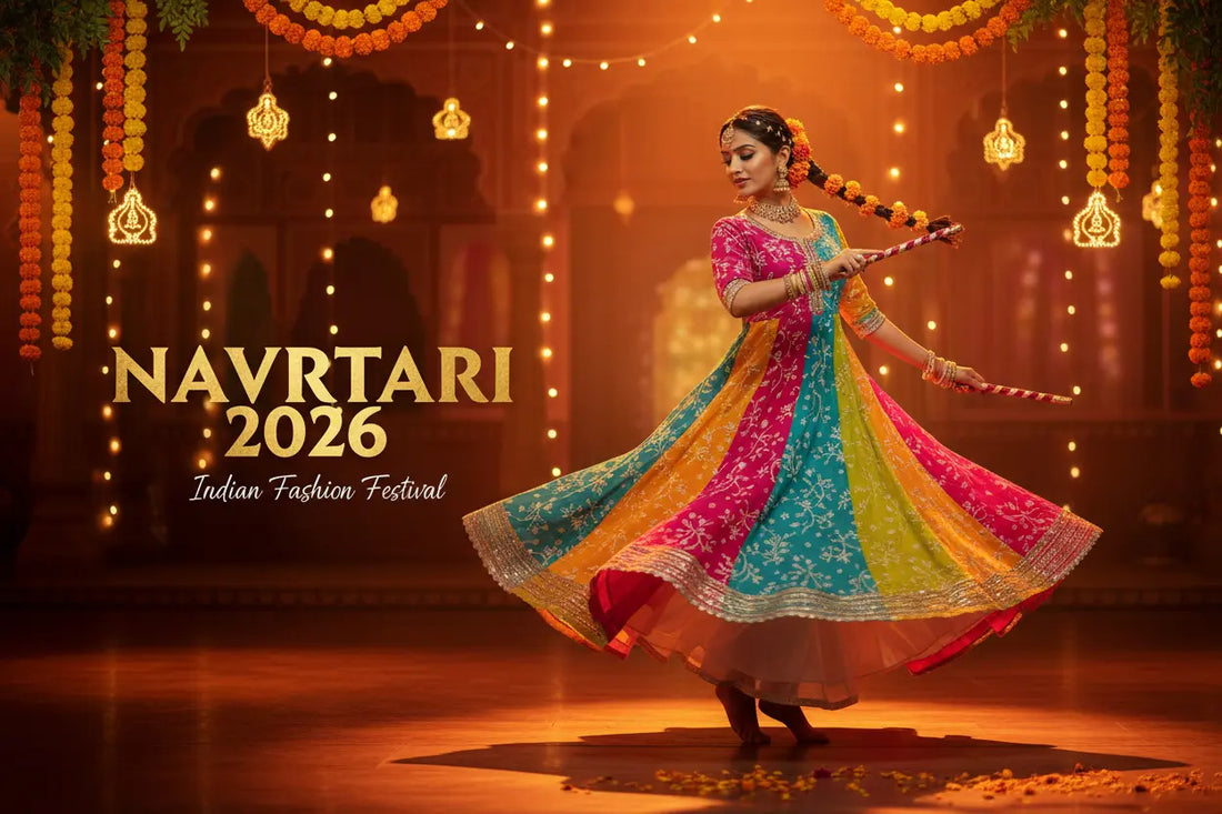 Navratri 2026 Chikankari Outfits: Shop the Best Garba & Dandiya Looks